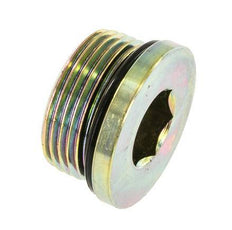 Plug UN 1-5/16''-12 Staal NBR met binnenzeskant 400bar (5620.0psi)