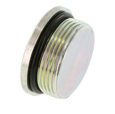 Plug UN 1-5/8''-12 Staal NBR met binnenzeskant 250 bar (3512.5psi)