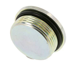 Plug UN 1-5/8''-12 Staal NBR met binnenzeskant 250 bar (3512.5psi)