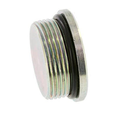 Plug UN 1-5/8''-12 Staal NBR met binnenzeskant 250 bar (3512.5psi)
