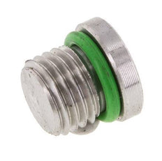 Plug UNF 7/16''-20 RVS FKM met interne zeskant 630bar (8851.5psi)