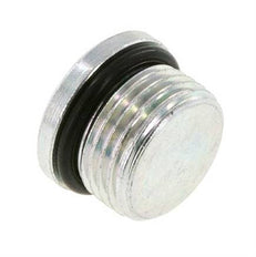 Plug UNF 7/8''-14 Staal NBR met binnenzeskant 630bar (8851.5psi)