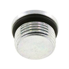 Plug UNF 7/8''-14 Staal NBR met binnenzeskant 630bar (8851.5psi)