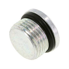 Plug UNF 7/8''-14 Staal NBR met binnenzeskant 630bar (8851.5psi)