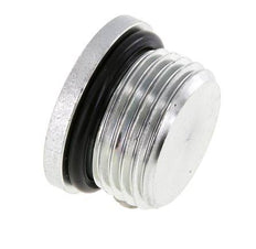 Plug UN 1-1/16''-12 Staal NBR met binnenzeskant 400bar (5620.0psi)