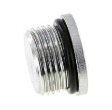 Plug UN 1-1/16''-12 Staal NBR met binnenzeskant 400bar (5620.0psi)