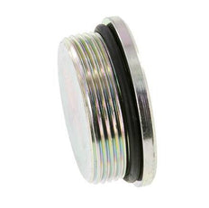 Plug UN 1-7/8''-12 Staal NBR met binnenzeskant 250 bar (3512.5psi)
