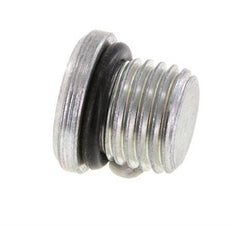 Plug UNF 7/16''-20 Steel NBR with Internal Hex 630bar (8851.5psi) [2 Pieces]