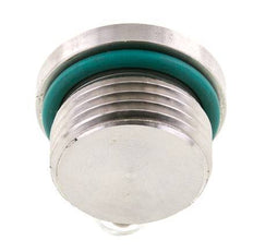 Plug UN 1-1/16''-12 RVS FKM met binnenzeskant 400 bar (5620.0psi)