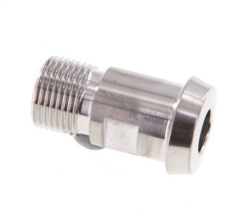 Din 11851 Melkkoppeling 22mm Laspuntstuk X G3/8" Buitendraad RVS