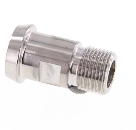 Din 11851 Melkkoppeling 22mm Laspuntstuk X G3/8" Buitendraad RVS