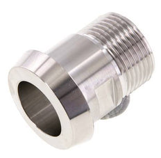 Din 11851 Melkkoppeling 44 Laspuntstuk G1" Buitendraad RVS