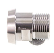 Din 11851 Melkkoppeling 44 Laspuntstuk G1" Buitendraad RVS