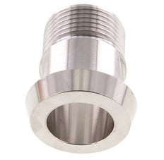 Din 11851 Melkkoppeling 44 Laspuntstuk G1" Buitendraad RVS