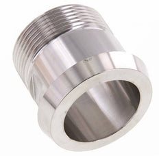 Din 11851 Melkkoppeling 56mm Laspuntstuk G1 1/2" Buitendraad RVS