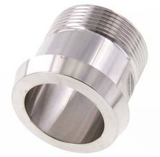 Din 11851 Melkkoppeling 56mm Laspuntstuk G1 1/2" Buitendraad RVS