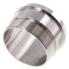 Din 11851 Melkkoppeling 100mm Laspuntstuk G3" Buitendraad RVS