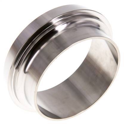 Din 11851 Melkkoppeling 86mm Laspuntstuk 70mm Laseind RVS