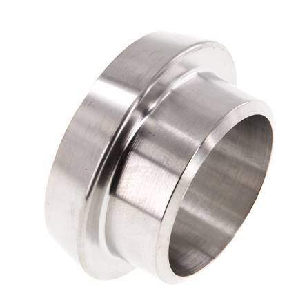 Melkkoppeling 44mm Laspuntstuk 33.7mm Laseinde RVS