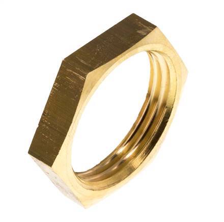 Lock Nut G1'' Brass [2 Pieces]