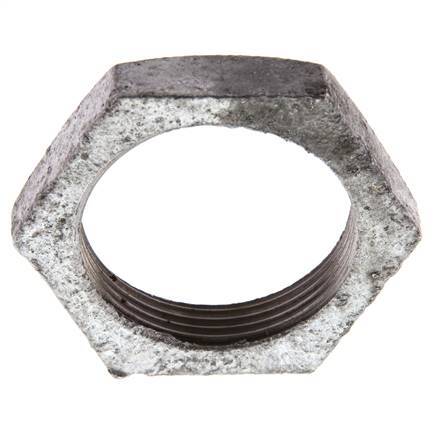 Lock Nut Rp1 1/2'' Malleable Cast Iron [2 Pieces]