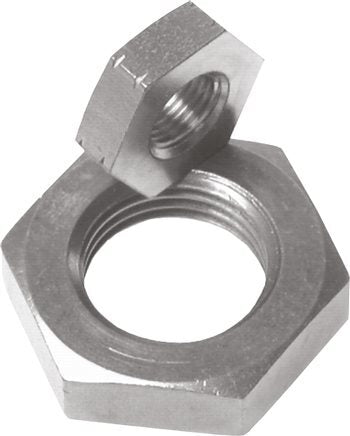 Lock Nut G1/2'' Nickel Plated Brass [10 Pieces]