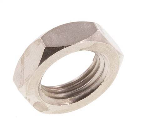 Lock Nut G1/8'' Nickel Plated Brass [10 Pieces]