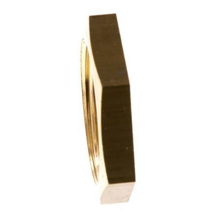 Lock Nut G3/4'' Brass [5 Pieces]