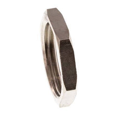 Lock Nut G3/4'' Nickel Plated Brass [5 Pieces]