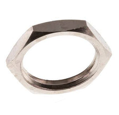Lock Nut G1/2'' Nickel Plated Brass [10 Pieces]