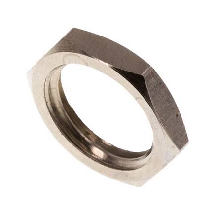 Lock Nut G1/4'' Nickel Plated Brass [10 Pieces]