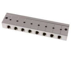 Distributor Bar with Ball Valves 2xG3/8'' - 8xG1/4'' Stainless Steel PN 10