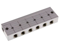 Distributor Bar with Ball Valves 2xG3/8'' - 6xG1/4'' Stainless Steel PN 10