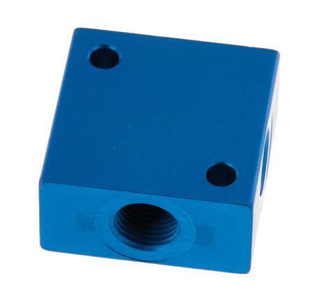 4-way Air Distributor G1/4'' Aluminium 16 bar (224.8 psi)