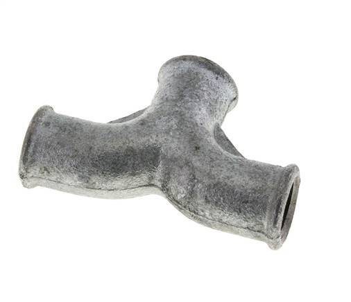 T-koppeling Rp1/2" Binnendraad smeedbaar gietijzer 25bar (351.25psi)