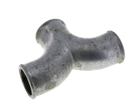Tee Fitting Rp1 1/4'' Female Malleable cast iron 25bar (351.25psi)
