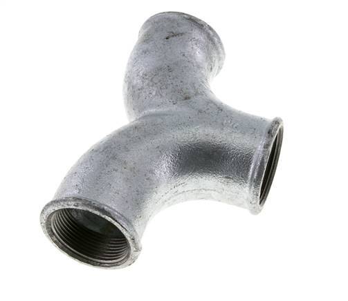 T-koppeling Rp1 1/2'' Binnendraad smeedbaar gietijzer 25 bar (351.25psi)