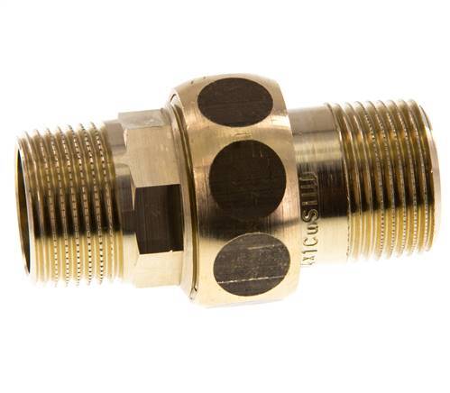 Rechte Aansluiting R3/4'' Messing Vlakke Afdichting Centellen 16bar