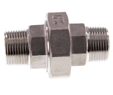 Rechte Aansluiting R3/4'' RVS met Vlakke Afdichting PTFE 16bar