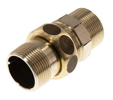 Rechte Aansluiting R1 1/4'' Messing Vlakke Afdichting Centellen 16bar