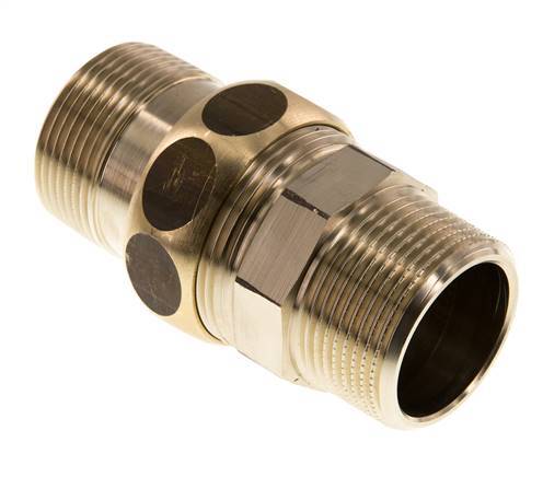 Rechte Aansluiting R1 1/4'' Messing Vlakke Afdichting Centellen 16bar