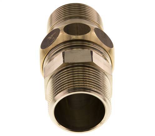 Rechte Aansluiting R1 1/4'' Messing Vlakke Afdichting Centellen 16bar