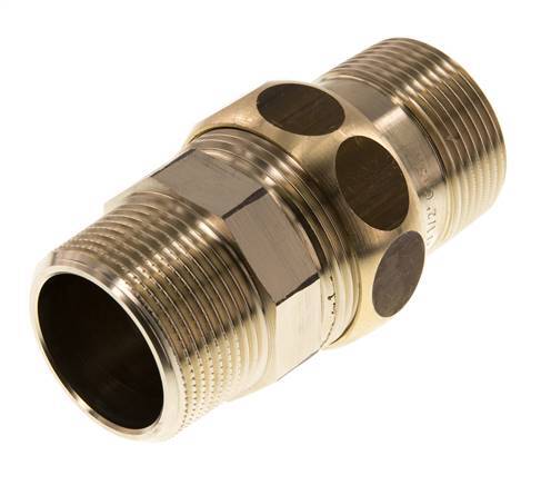 Rechte Aansluiting R1 1/4'' Messing Vlakke Afdichting Centellen 16bar