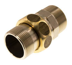 Rechte Aansluiting R1 1/2'' Messing Vlakke Afdichting Centellen 16bar