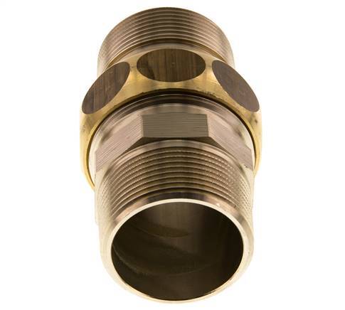 Rechte Aansluiting R1 1/2'' Messing Vlakke Afdichting Centellen 16bar