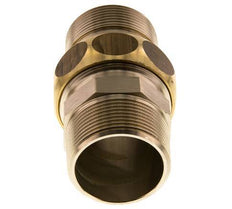 Rechte Aansluiting R1 1/2'' Messing Vlakke Afdichting Centellen 16bar