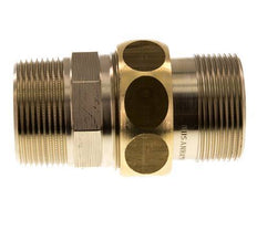 Rechte Aansluiting R1 1/2'' Messing Vlakke Afdichting Centellen 16bar
