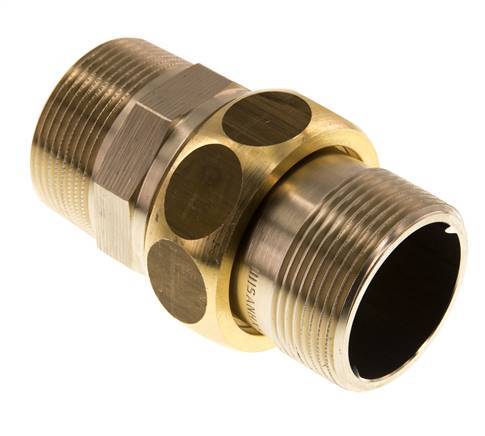 Rechte Aansluiting R1 1/2'' Messing Vlakke Afdichting Centellen 16bar