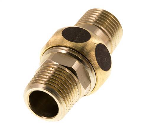 Rechte Aansluiting R1/2'' Messing Vlakke Afdichting Centellen 16bar