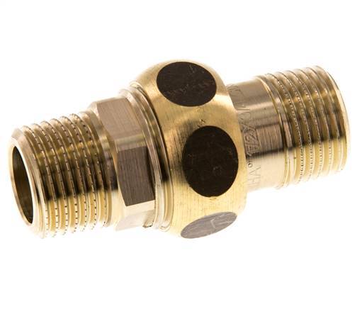 Rechte Aansluiting R1/2'' Messing Vlakke Afdichting Centellen 16bar